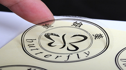 Transparent sticker waterproof